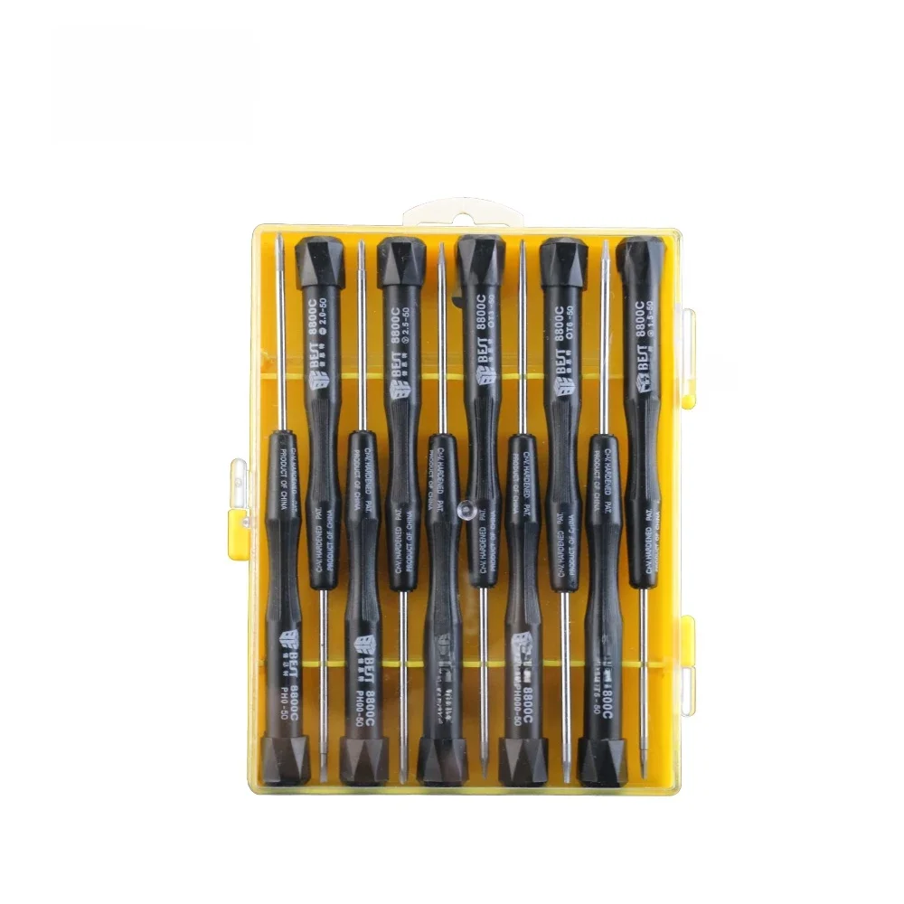 10 in 1 Precision Screwdriver Set P2 P5 Pentalobe Y2.5 Tri Wing PH00 PH000 T3 T4 T5 T6 Slotted for Macbook Phone Repair Tools