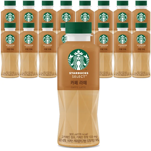 Starbucks Select Café Latte 300mlx24 pet
