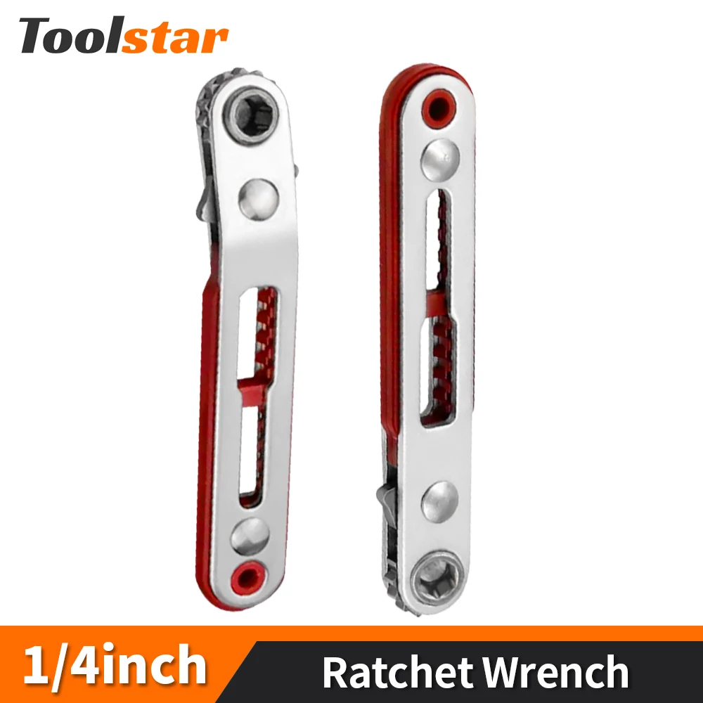 Multi-functional Two-way Forward and Reverse Ratchet Screwdriver Elbow Flat Head Wrench Driver Cross Slotted Screwdriver Tool
