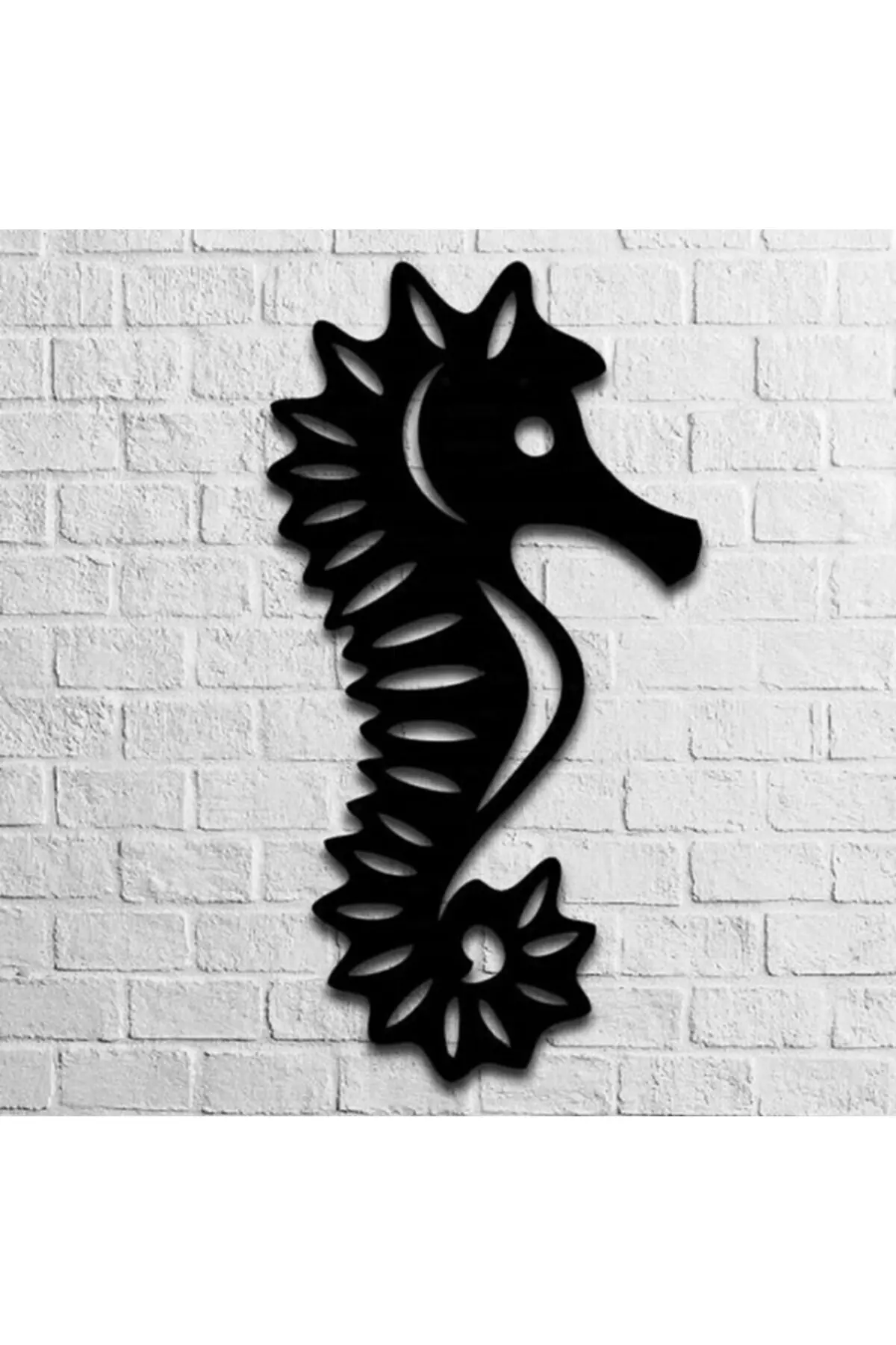 Accurate Design And Souvenir Sea Horse Model Wooden Wall Dekarasyonu 40 Cm 3mm