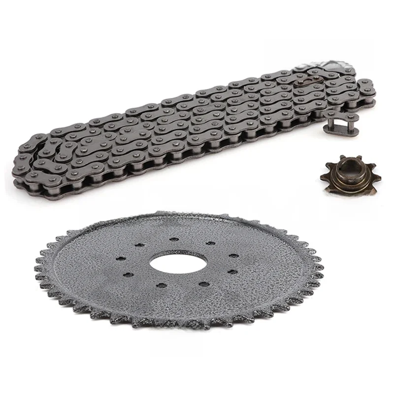415 avec pignon d'entraînement et chaîne 110 maillons adaptés à la moto 49CC 60CC 80CC