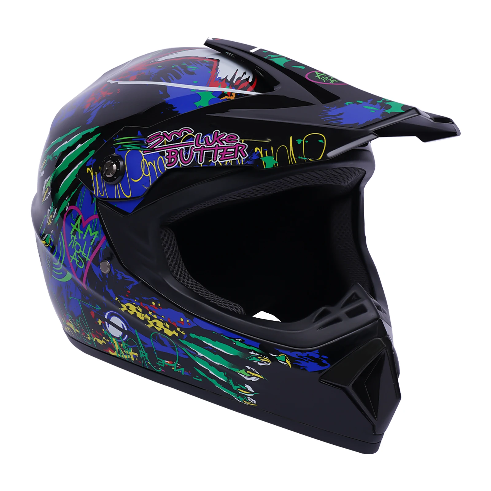Casco de motocicleta con guantes, juego de casco de motocicleta, kit de casco de motocross