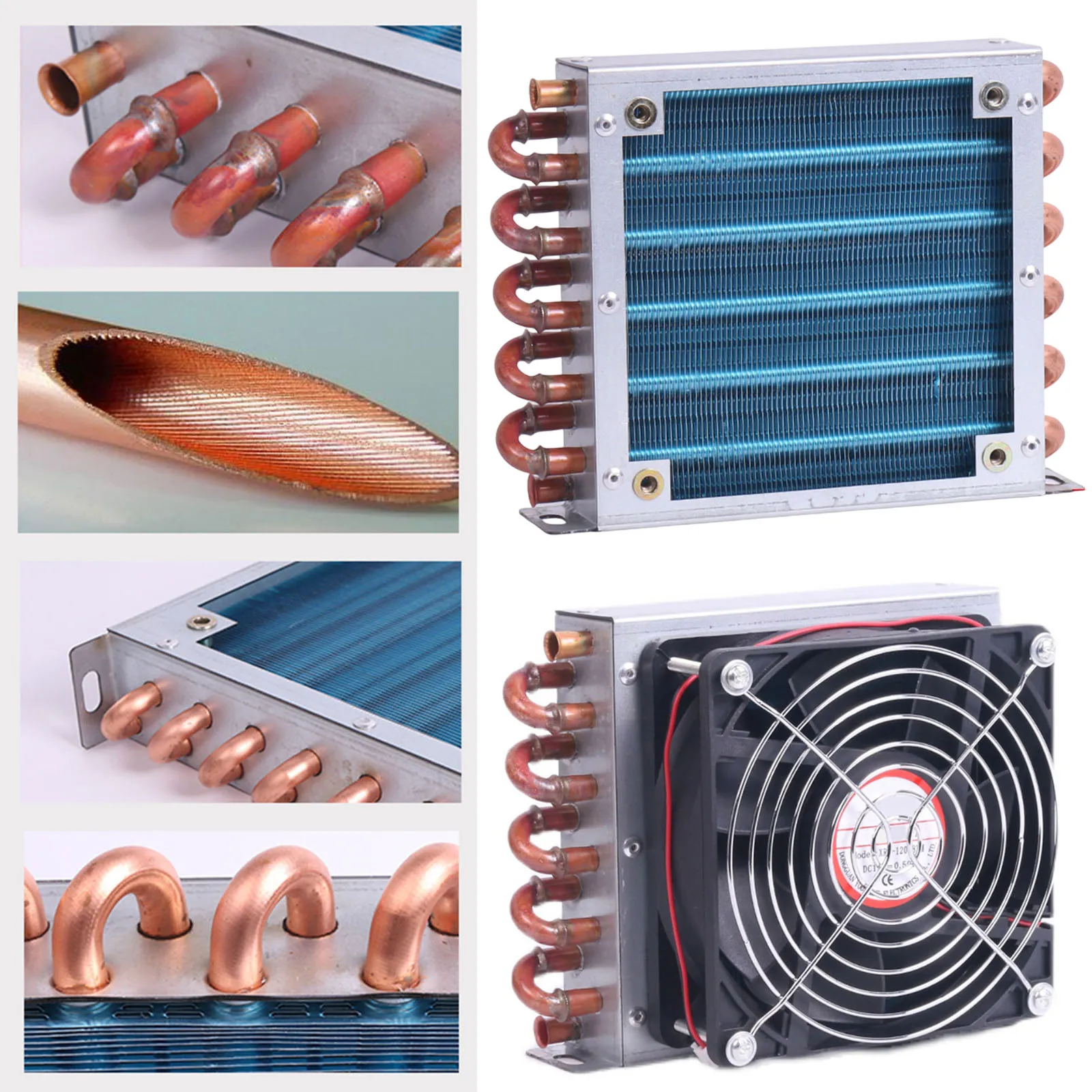Refrigerator condenser Versatile Cooling Capabilities freezer condenser for air cooled and water cooled system Copper Tube