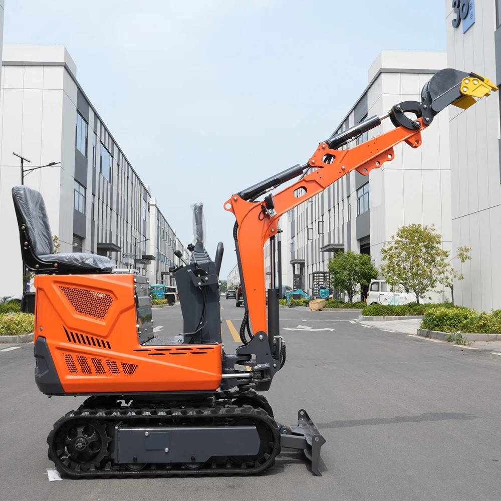 

0.6 Ton Mini Excavator CE EURO5 EPA Hydraulic Small Crawler Digger Farm Garden Micro Bagger Custom Attachments Free Shipping