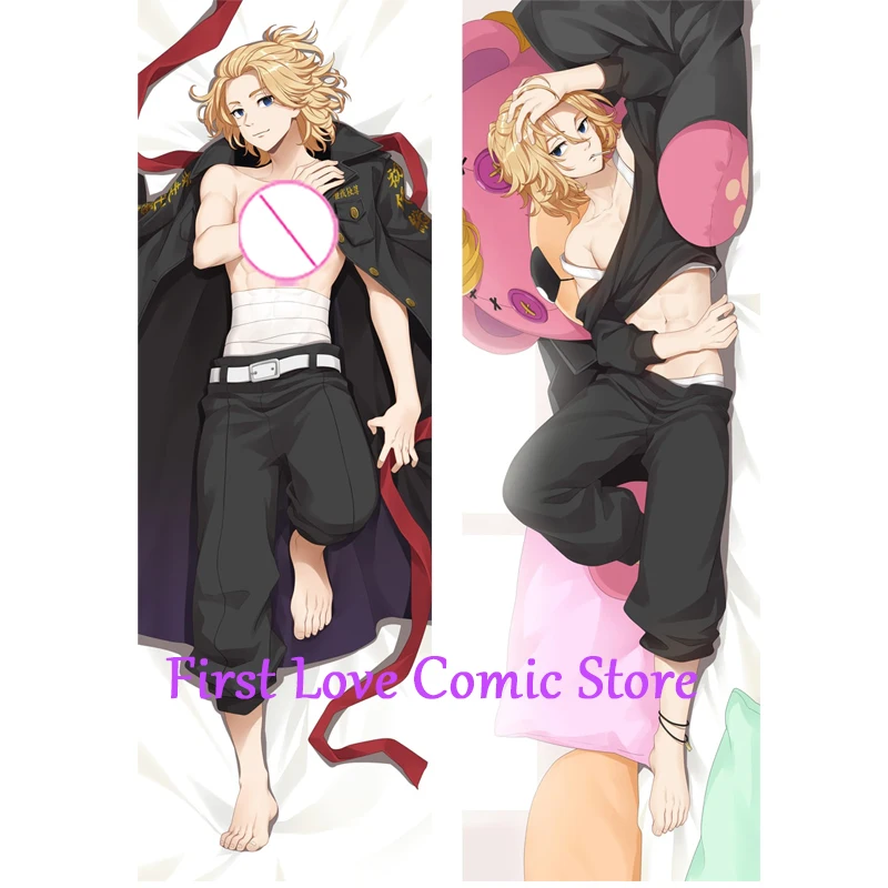 

Dakimakura Anime Pillow Case Manjiro Sano Pillow Cover Halloween Christmas Decoration 2023