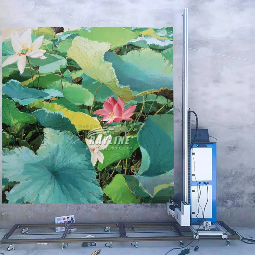 Smart Wall Printer for Interior Design Automated Wall Art Printing Device Custom Murals Decorations