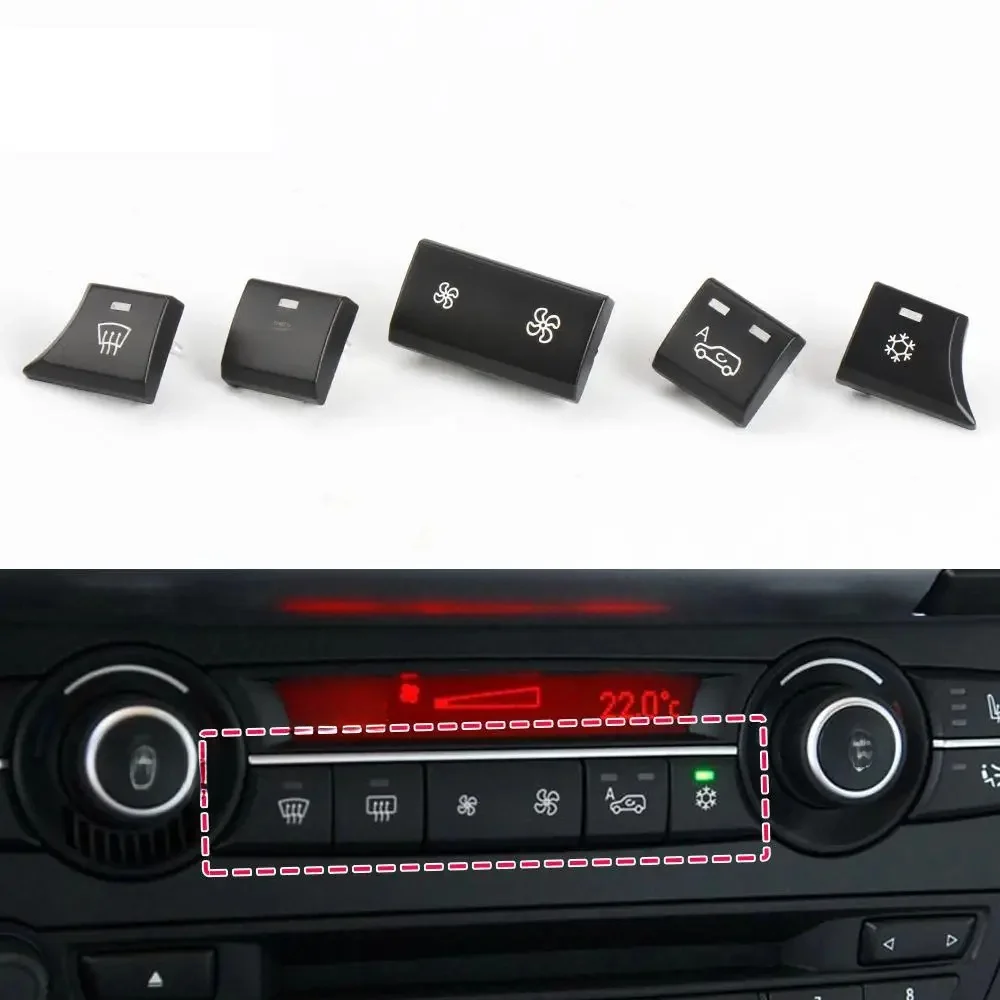 Prada board prédire-Capteur radar, couvercle arrière, interrupteur de coffre, bouton de démarrage et d'arrêt, boutons Ac Venlitation pour BMW X5 X6 E70 E71