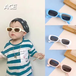 Gafas De Sol rectangulares pequeñas para niños y niñas, lentes De Sol con montura cuadrada, protección UV400 para verano