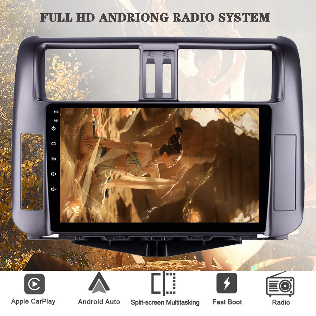 

Для Toyota Prado Land Cruiser 150 2010 - 2013 In Dash PC планшет Музыка Видео Аудио A/V мультимедиа 4G Lte WIFI Mirror Carplay RDS