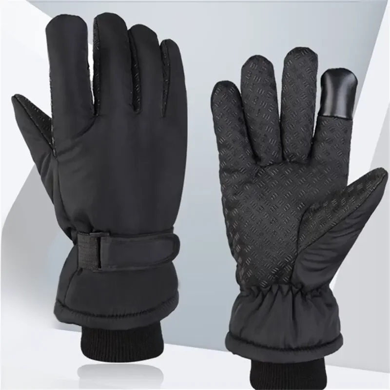 AliExpress NONE Men Winter Ski Gloves Waterproof Windproof Outdoor Sport Cycling Bike Bicycle Motorcycle Hiking Camping Hand Warm Gloves