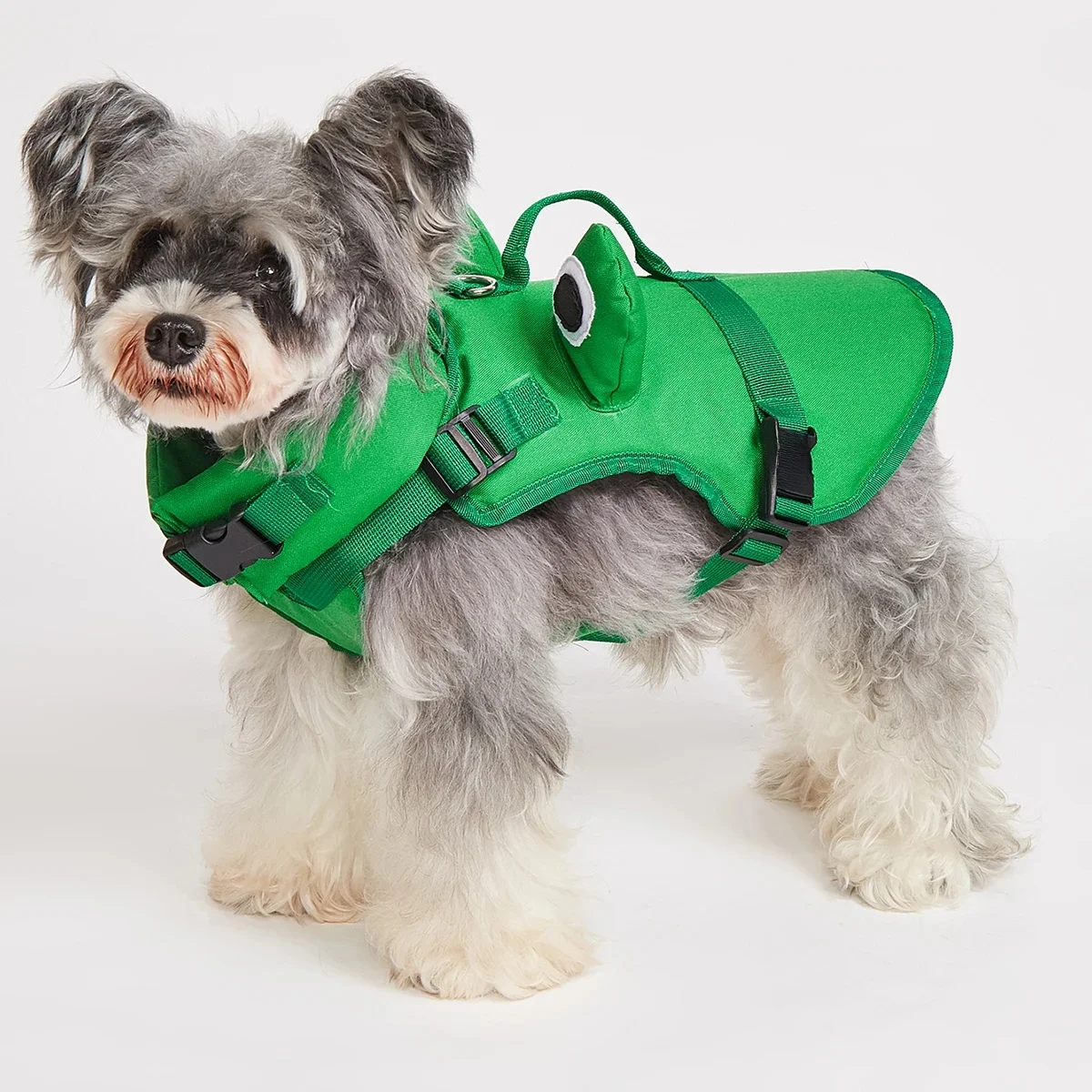 Gilet de sauvetage pour chien améliore la flottabilité réglable pour un ajustement sûr au corps d'animal de compagnie, natation, aviron, surf, gilet de flottaison pour animaux de compagnie