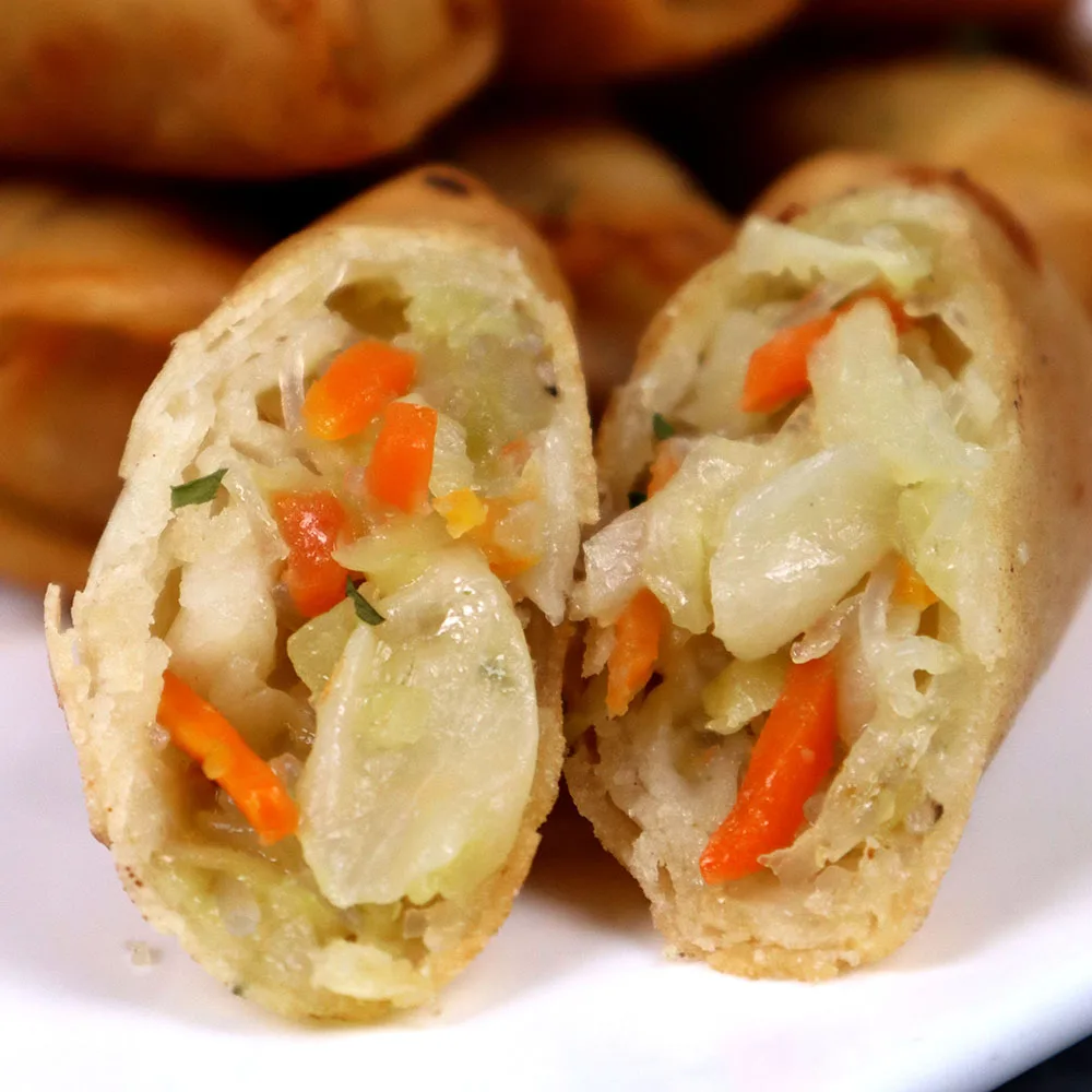 Great King Vegetable dumplings spring-fried snacks 1kg + 1kg (40 total)