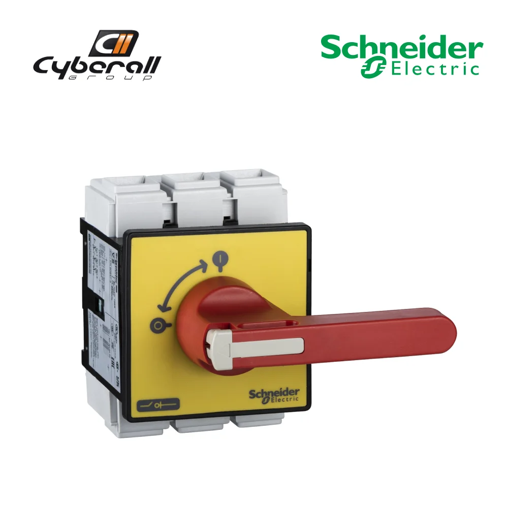 Schneider Electric-Cyberall-emergency stop switch for door Mount 125A Color yellow and red reference: VCF5