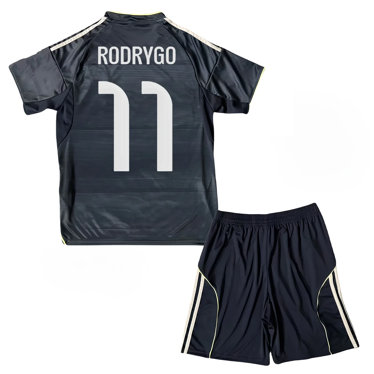 25-26 ملابس أكتيفيوير جديدة للرجال/الأطفال MCF لكرة القدم # 11 تي شيرت Rodrygo Jerseys Fashion Sports باللون الأسود