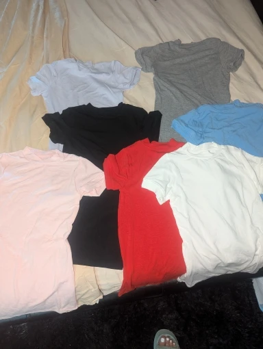 Half-high Collar T-shirt korean Transparent Short-sleeved Slim-fit Elastic Solid Inner Bottoming Shirt Sexy Big Chest T-shirt photo review