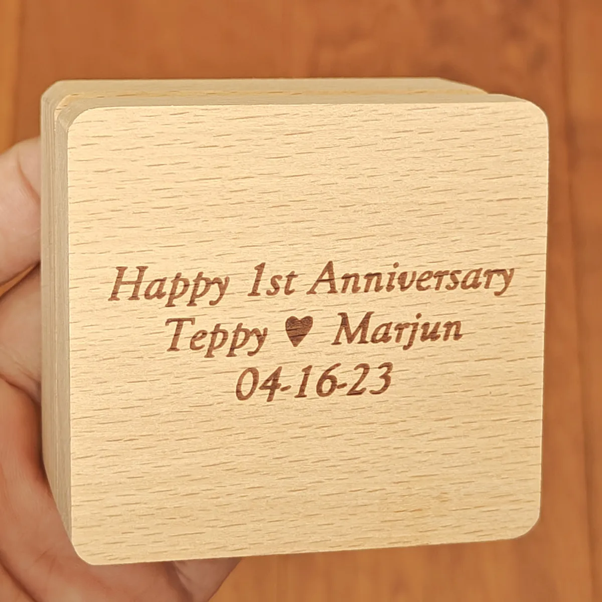 1st Anniversary Customized Photo Music Box, Monthsary, Anninersary, Christmas, Birthday gifts