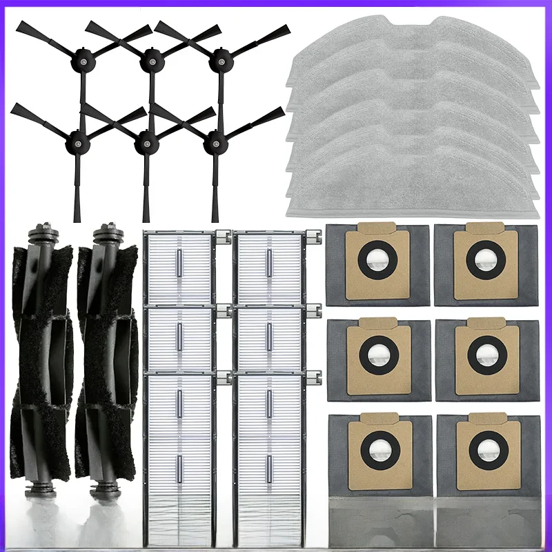 Voor Eufy X8 Pro Robot Zijborstel Hepa Filters Mop Doeken Mop Doek Rag Stofzak Stofzuiger Onderdelen Vervanging Accessoires - afbeelding 2