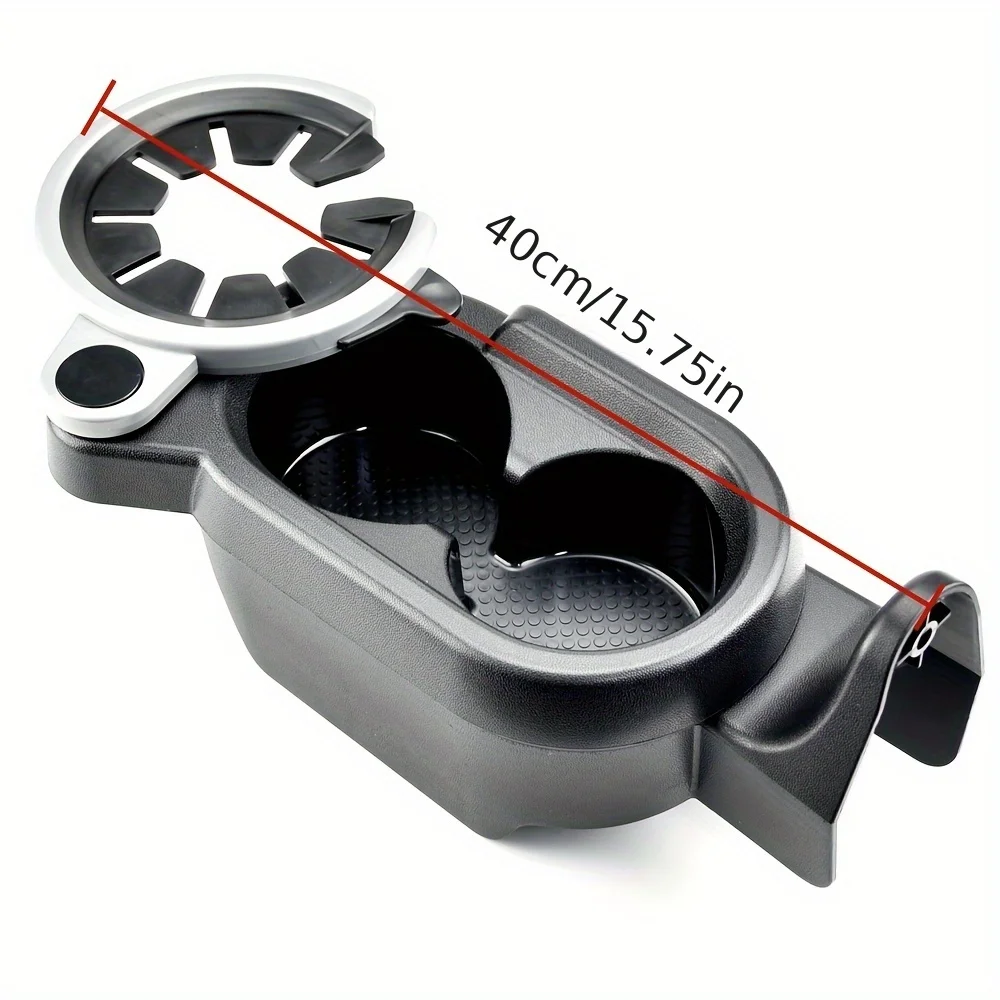 Suitable for Mercedes-Benz Smart Fortwo 451 450 1998-2015 car beverage cup holder, central console double cup holder A4518100370