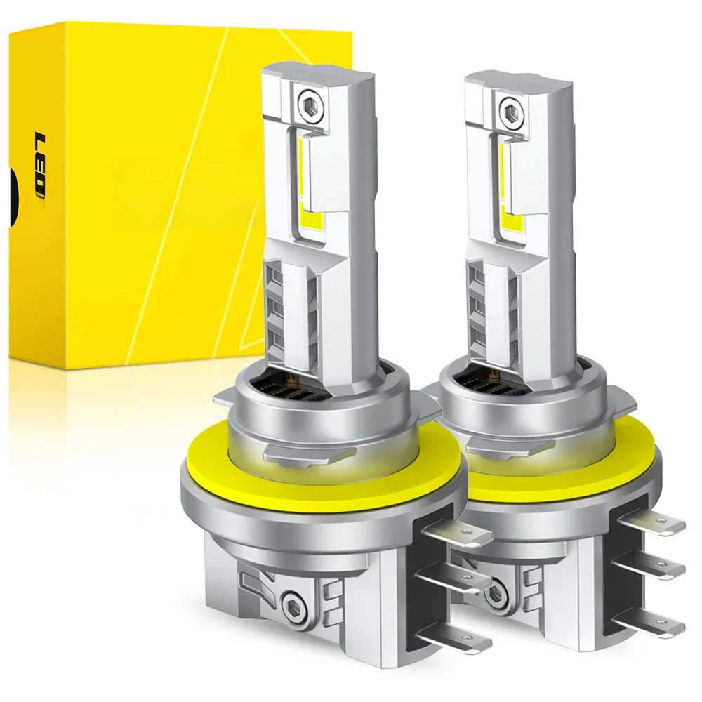 AUXITO 2 stks H15 LED Koplampen CANBUS 6500 K Wit 30000LM Auto LED Grootlicht DRL Rijden Lamp met Koelventilator Foutloos - afbeelding 2