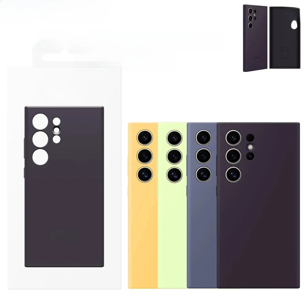 Oryginał do Samsung Galaxy S24 Ultra Case Wysokiej jakości miękki silikonowy pokrowiec S24Ultra Etui na telefon Shell & Box EF-PS928TGEG — zdjęcie produktu 7