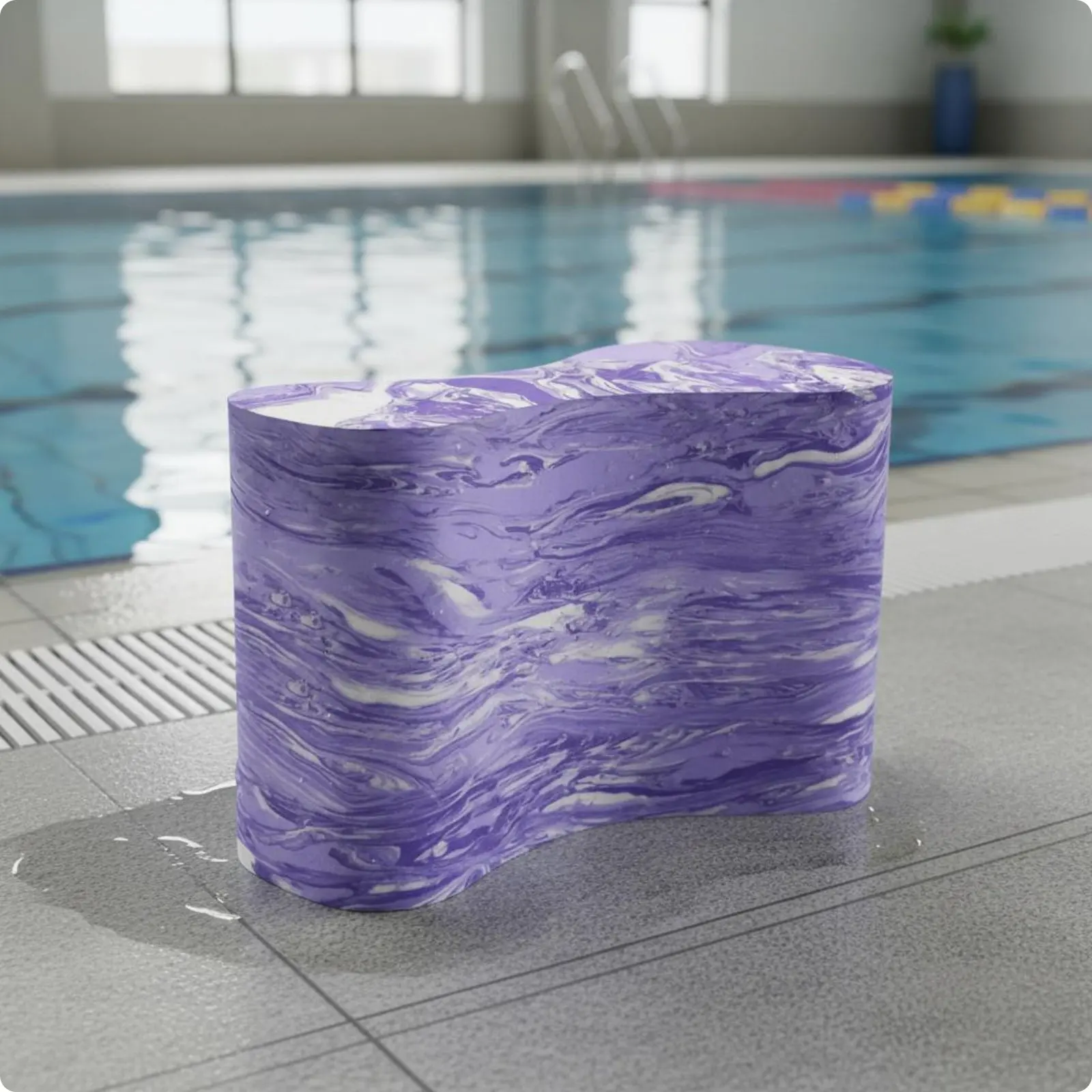 Double Loop Pull Buoy Posture Swim Training Leg Clamp Elevates Hips and Legs Swim Training Pull Buoy for Beginners, Swimmers