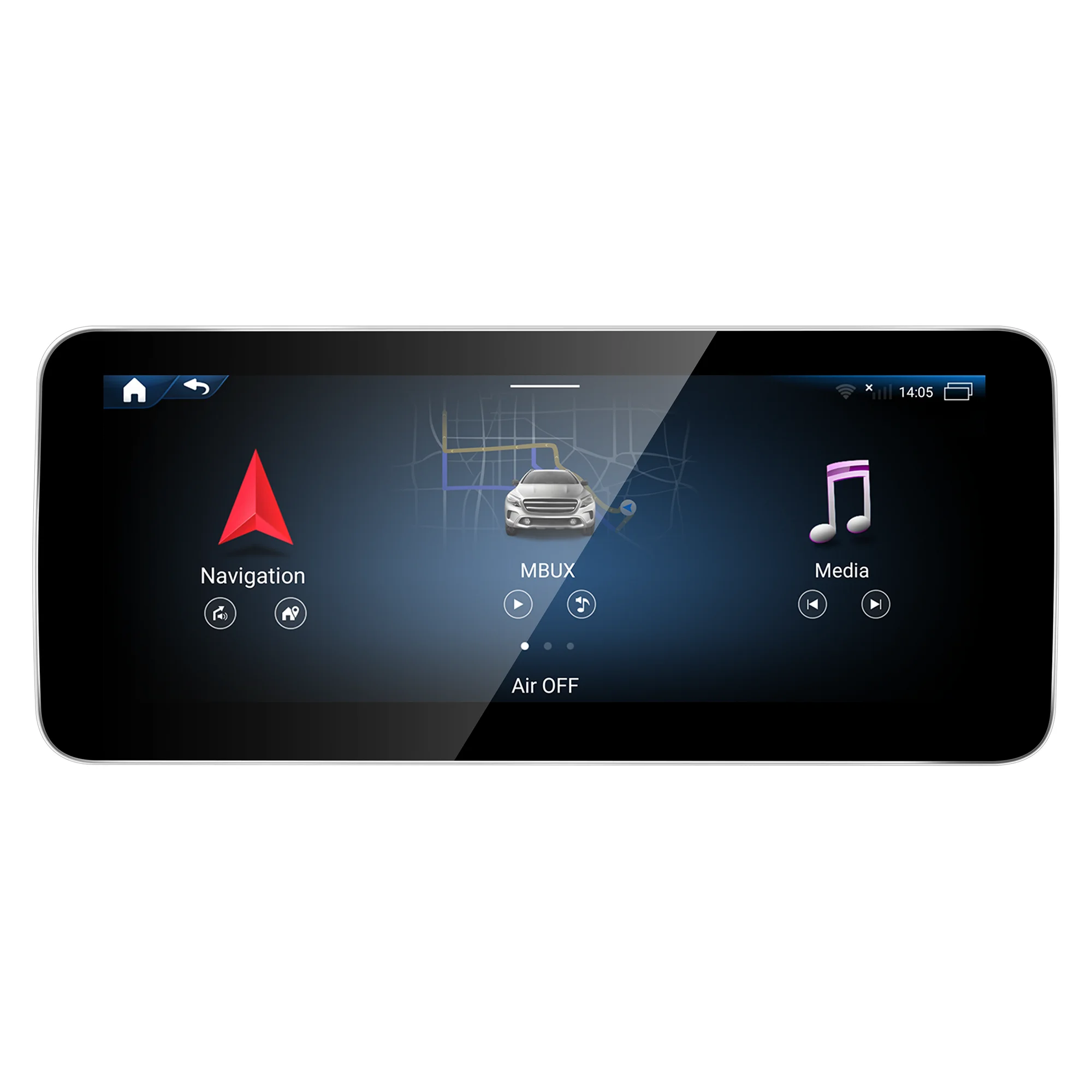 شاشة CarPlay مقاس 10.25 بوصة لسيارة Mercedes GLA-Class x156 NTG 4.5/4.7 Android Auto Mirroring Full Screen Access Android Apps navaggi #6