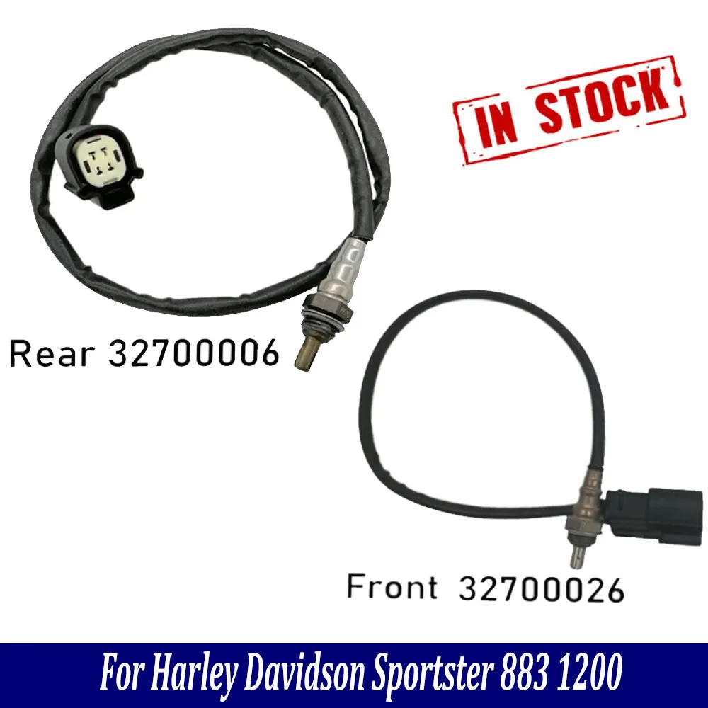 

2PCS 32700006 32700026 Front & Rear Oxygen Sensor For Harley Davidson Sportster 883 1200 Seventy Two Forty Eight 14-18