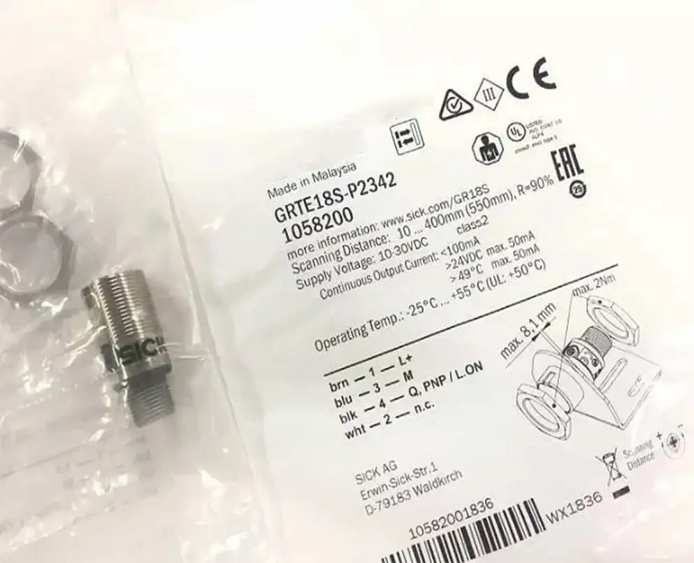 

Brand New SICK 1059489 GRTE18S-P234X Warranty One-year