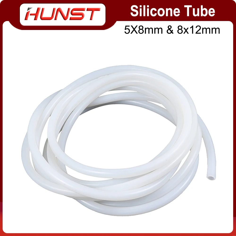 HUNST Silicone Tube 8x12mm 5x8mm Water Pipe Flexible Hose For Water Sensor & Water Pump & Water Chiller & Laser Tube.