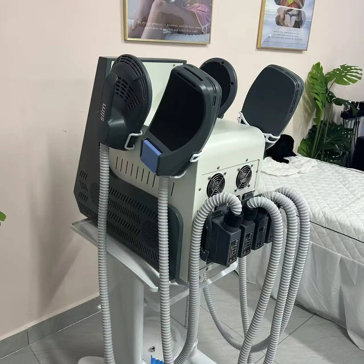 

Тренажер для мышц Myoslim HIEMT: высокопроизводительное электромагнитное оборудование для коррекции фигуры, подтяжки ягодиц и похудения