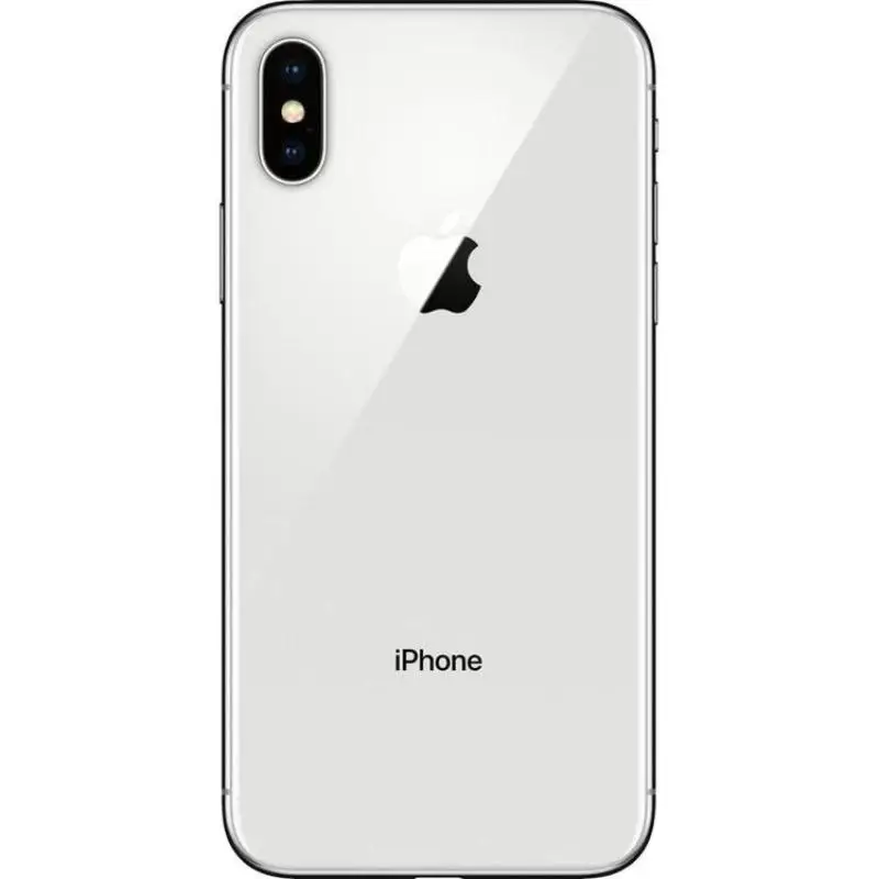 Apple iPhone X A1865 (Fully Unlocked) 256GB Silver - Refurbished Excellent Condition view 2