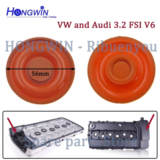 Membrana zaworu PCV silnika do VW Audi Porsche CC Passat Q7 A3 TT 3.6 / 3.2 FSI V6 022103429 AA 022103515 B 022103515 A 022103483 E
