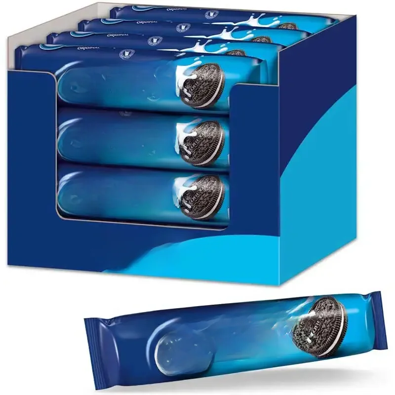 OREO-Biscoitos Creme com Chocolate e Biscoito Cacau, Sabor Original, Caixa com 16 Unidades de 154 g