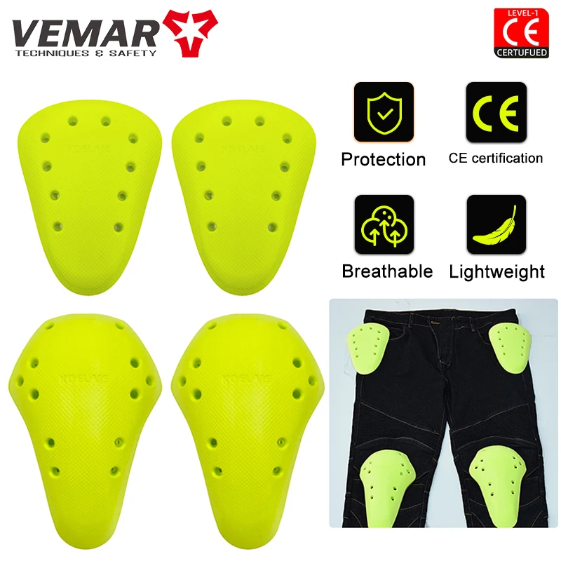 

Motorcycle Pants Built-in Protective Pads Anti-fall Motocross Pants Insert Protective Pads CE Certified Pants Knee Pads Hip Pads
