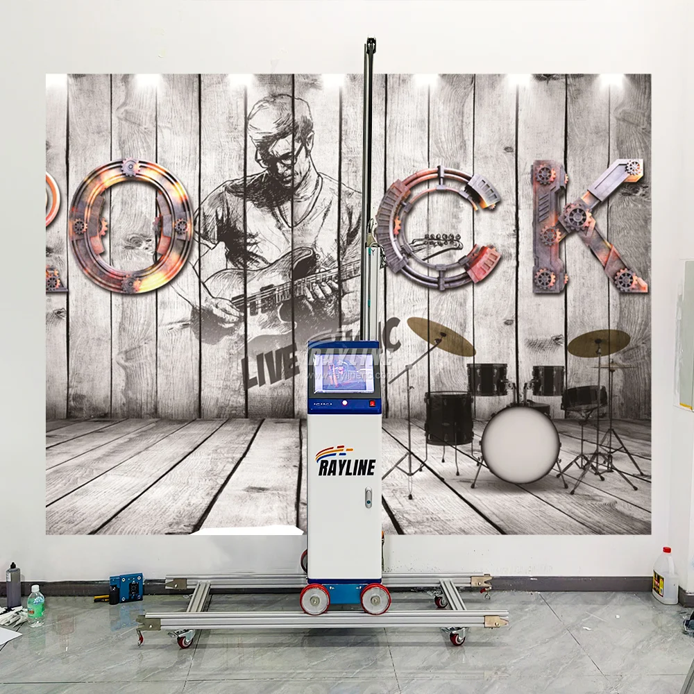 

Wall Printer Painting Printing Machine Tile Floor Automatically Print 3D 5D UV Paper Glass Wood For Indoor Outdoor