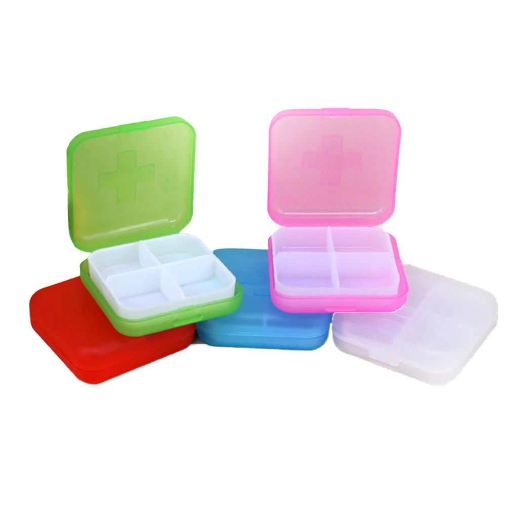 صندوق منظم حبوب صغير حاوية حبوب السفر المحمولة اليومية علبة حبوب منع الحمل الصغيرة حامل جيب صندوق حبوب الدواء صندوق تخزين الأدوية البلاستيك #1