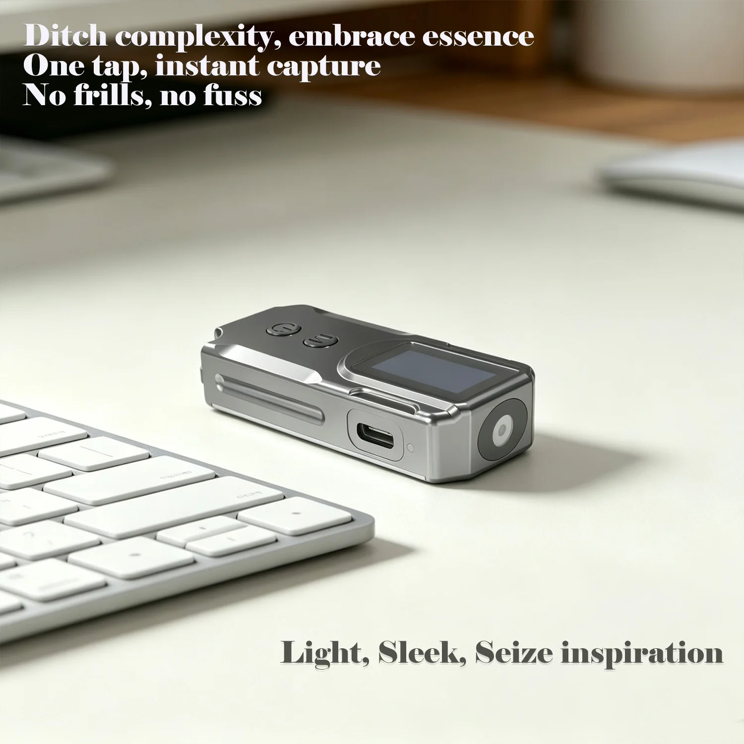 Next-Gen Portable Body Camera Fingertip Control Law Enforcement Police Military Surveillance Handheld HD Video Recording Device view 5