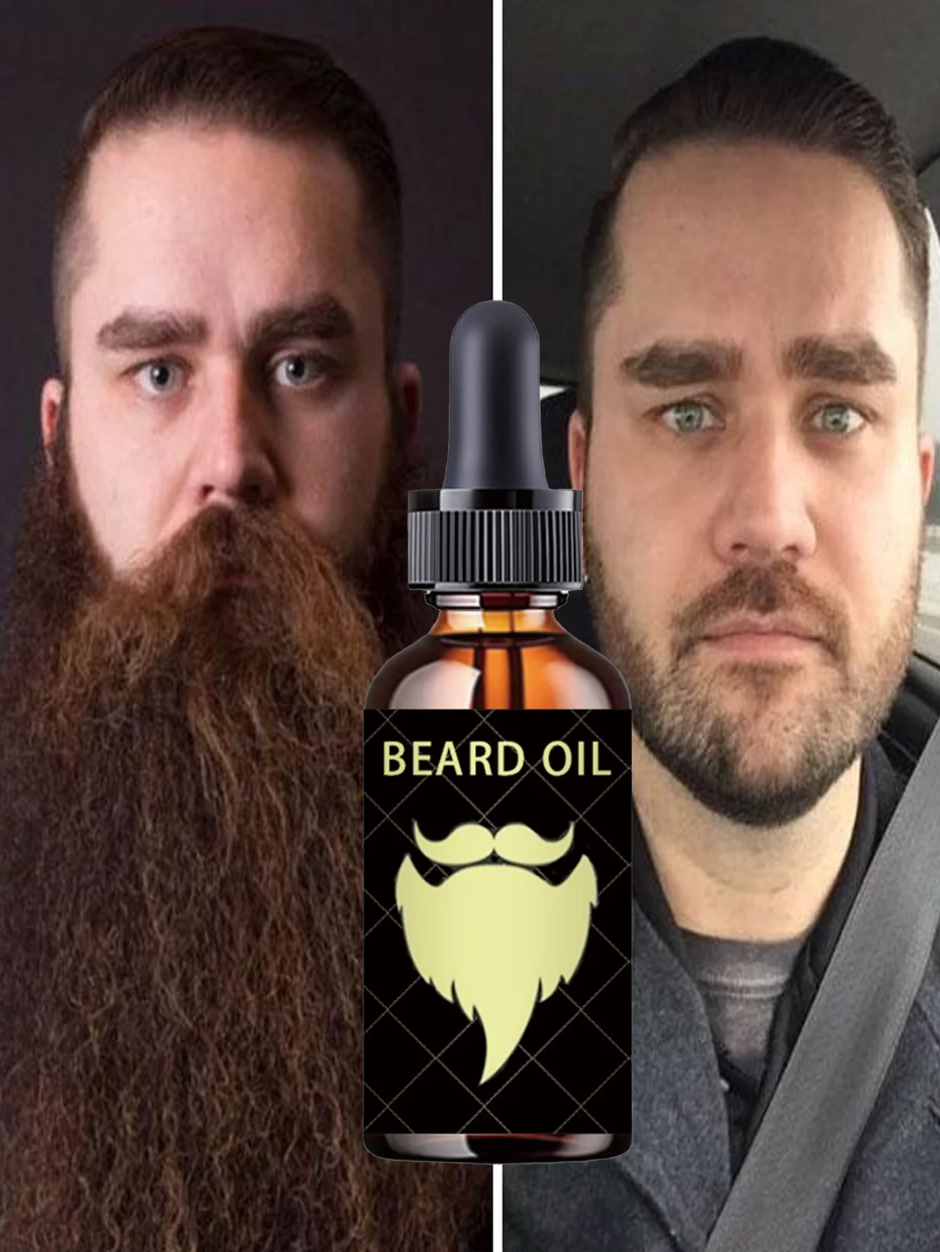 Beard Conditioner Oil for Men Nourishes Softens Coarse Hard Beards Promotes Growth Thickens Facial Hair Easy Styling Multiple Si