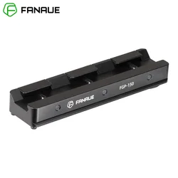 FANAUE Picatinny Arca Swiss Compatible Rail Plate with Anti-slip Slot, CNC Machined Aluminum,Tripod Dovetail Adapter Mount