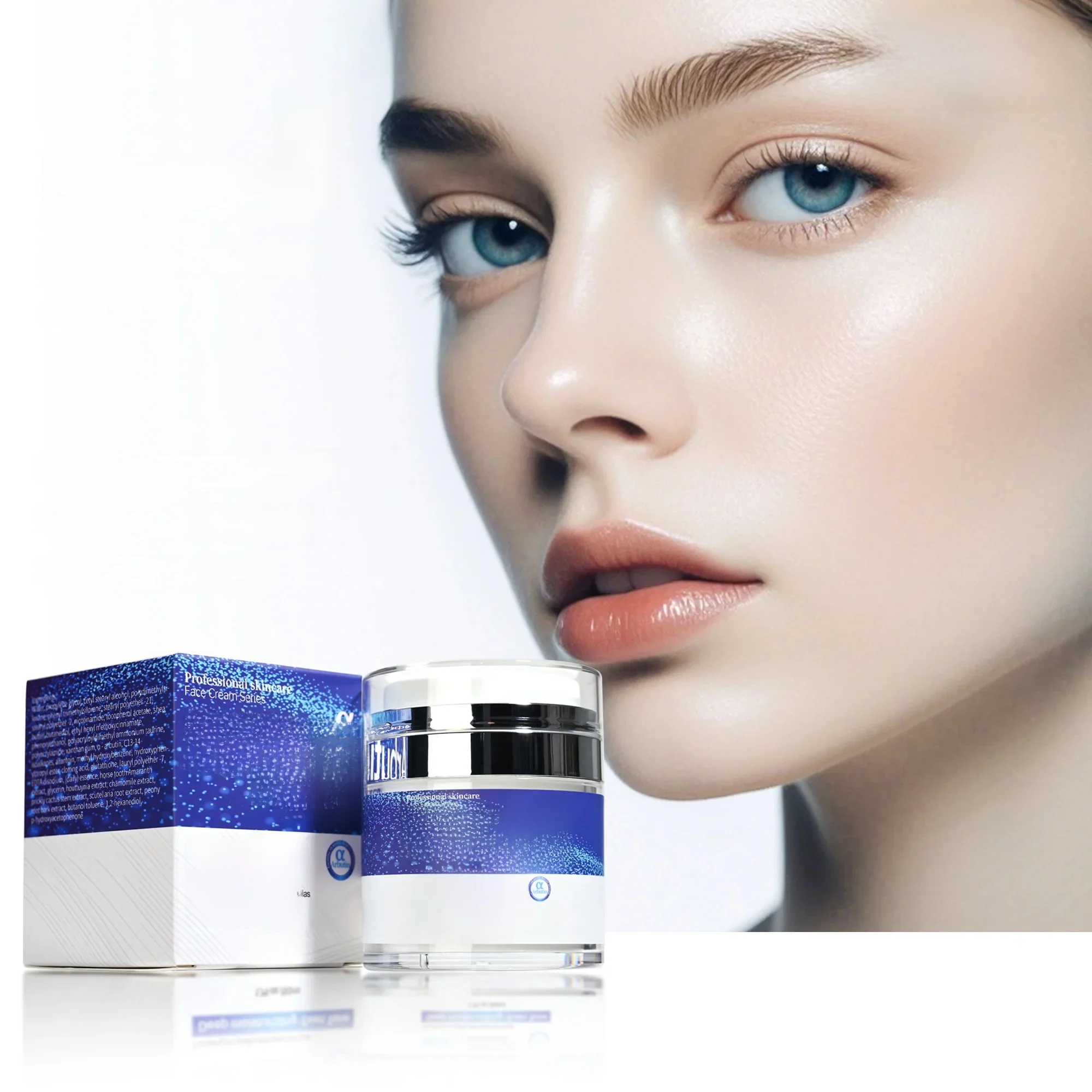 Crème blanchissante pour le visage à l'arbutine, Nicotinamide, réglisse glabre, Essence végétale, nourrit, hydrate et éclaircit la peau