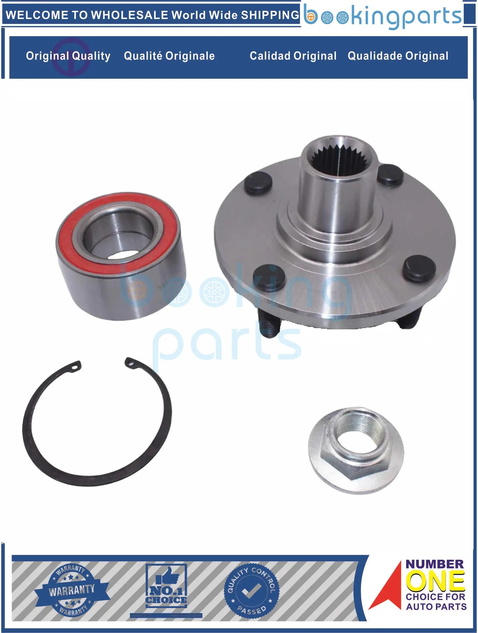 WHU63332(ASSY),518510,YS4Z1104AA,FW5510K,BR930263K Hub Unit For FORD FOCUS 00-09,FIESTA 1998-2001 [CON RODAMIENTO]