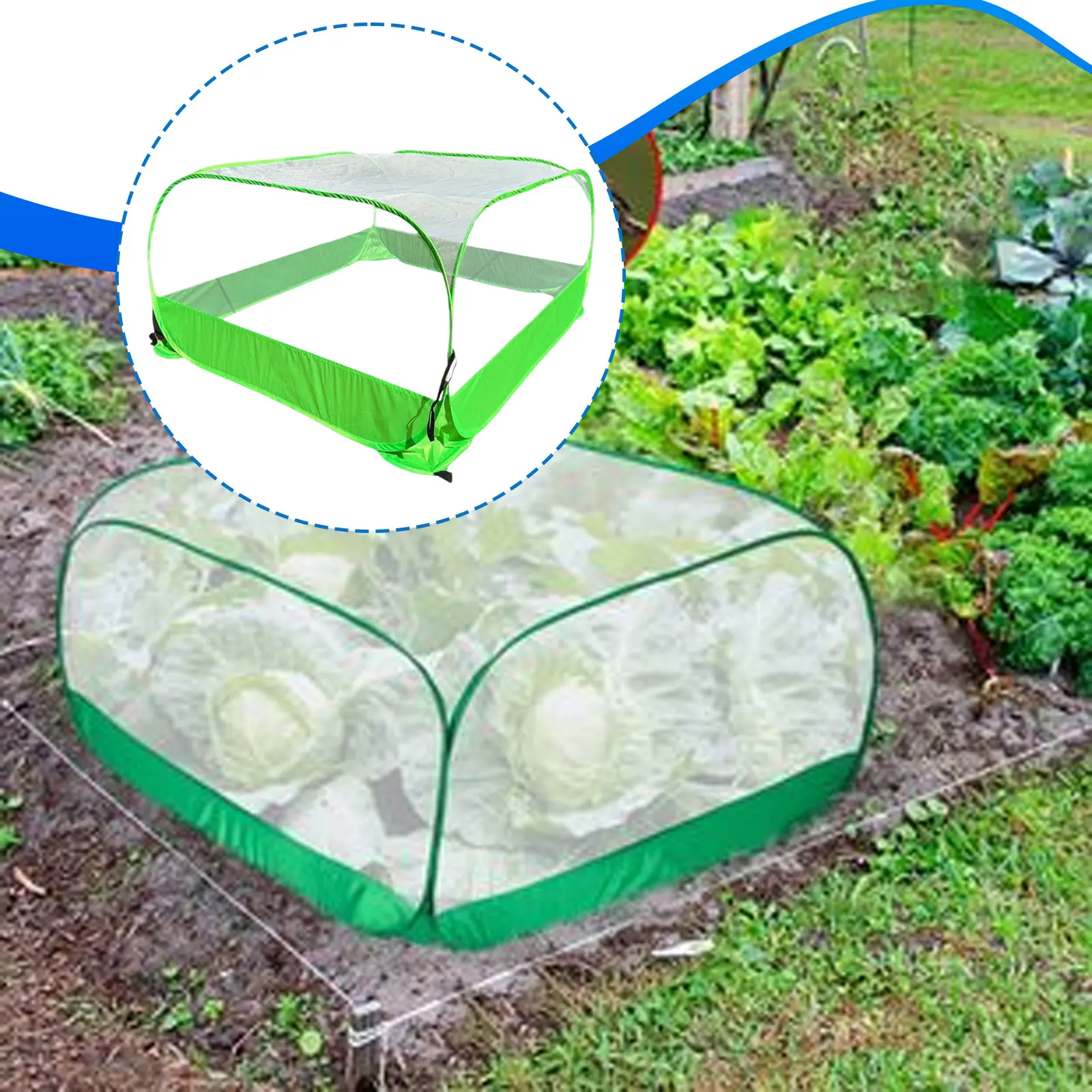 

Garden Mesh Netting Plant Cover Foldable Plant Protector Mesh Plant Enclosure Net Plant Vegetable Fruit Cage Guard Cover Tent