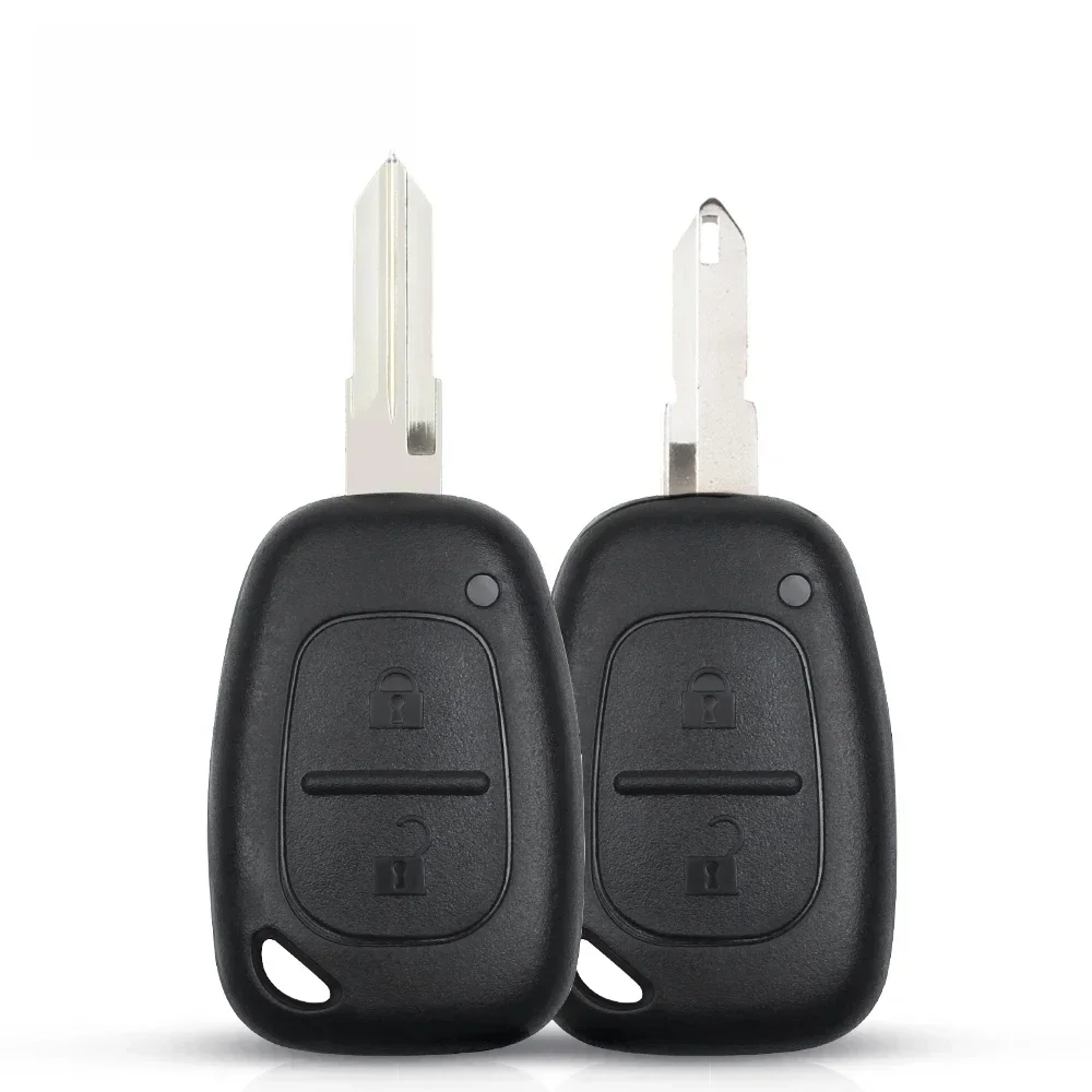 KEYYOU 1 pièces nouvelle clé de voiture à distance à 2 boutons pour Vauxhall pour Opel Vivaro/Renault Movano Trafic Renault Kangoo vierge
