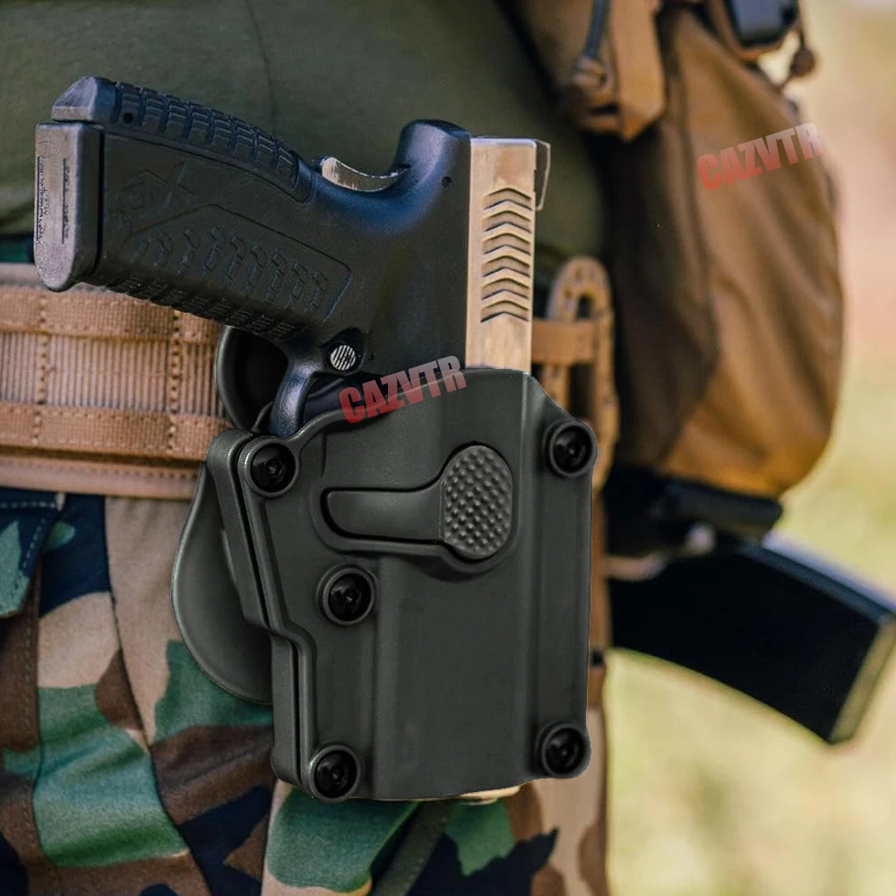 

New Right-Handed Universal Pistol Holster, 360° Rotatable, Suitable For G17/19/23 1911 Sig Series Beretta Etc Belt Accessories