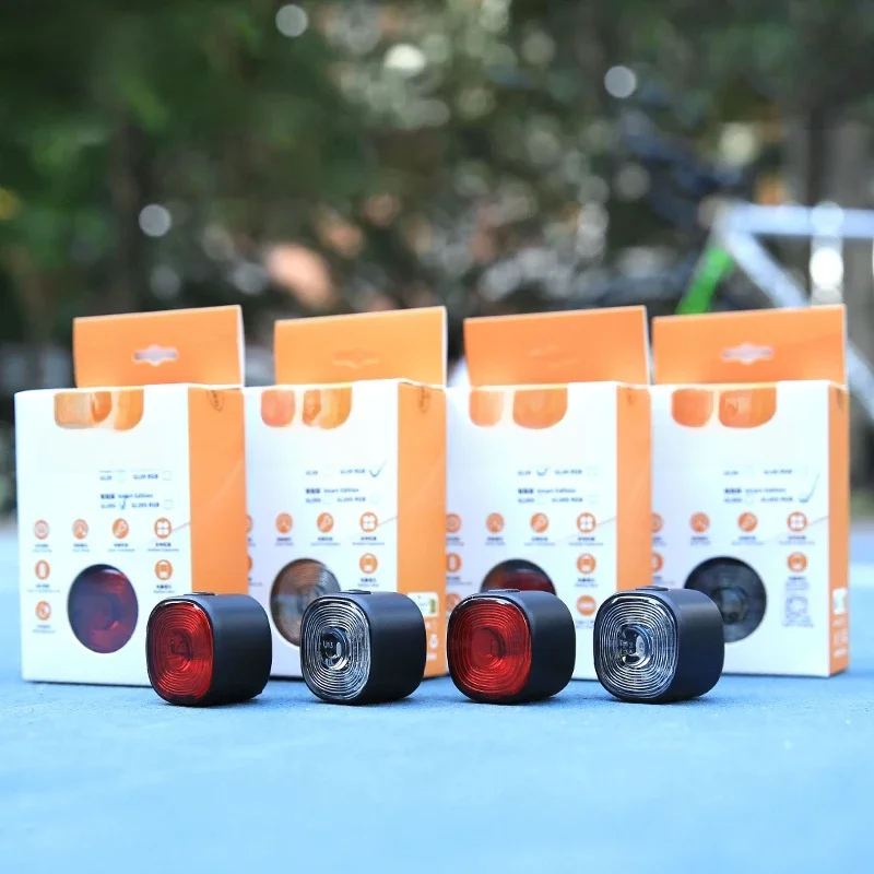 AliExpress GIYO Cycling Safety Rear Light MTB 7 Colors Smart Brake Sensing IP66 Waterproof Bicycle Taillight USB Rechargeable Bike Lamp