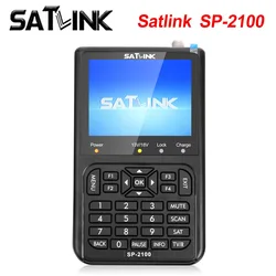 Original SATLINK SP-2100 HD DVB-S/S2 und MPEG-2/4 Digital Satellite Signal Finder Meter mit 3,5 Zoll LCD farbe Bildschirm