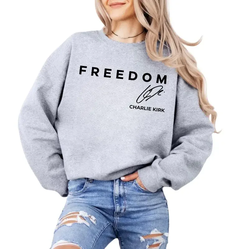

American Hero Signature Shirt Patriotic Activism Apparel Unisex Streetwear Political Freedom Graphic Sweater for Men and Women