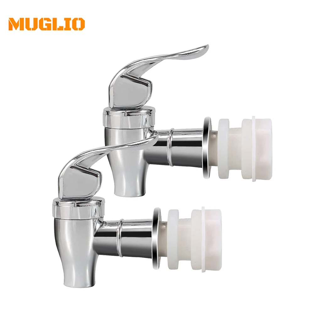 MUGLIO Replacement Spigot for Beverage Dispenser Carafes Push Style Spigots Replacement Lever Pour Spouts for Beverage Dispenser