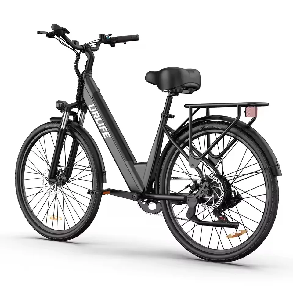 

E26 Electric Bike For Adults 250W Motor Electric Bike 48V 10.4AH 26 Inch Tires City Commuter Electric Bike