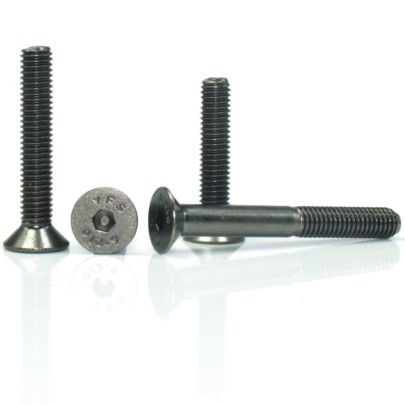 140Pcs M2.5 High Strength SCM Alloy Steel Hex Socket Flat Head Screws, RC FPV Model Toy Car DIY Industrial MechanicalAccessories